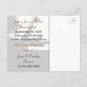 Postkarte für afrikanische Themed Party Einladung (Rückseite)