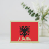 Postkarte für Albanien (Stehend Vorderseite)
