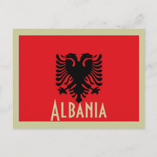 Postkarte für Albanien