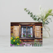 Postkarte für alte Hütten (Stehend vorne)