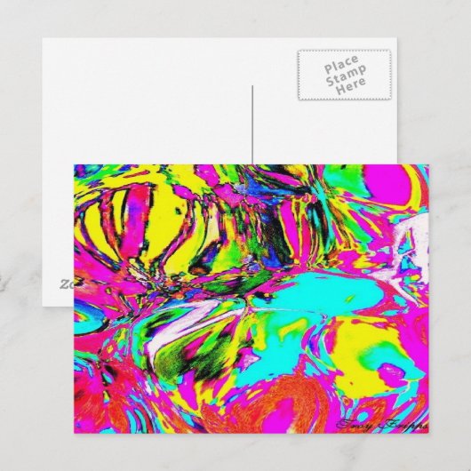 Postkarte für Animation (Vorne/Hinten)