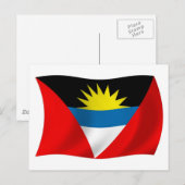 Postkarte für Antigua und Barbuda (Vorne/Hinten)