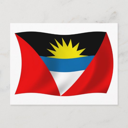 Postkarte für Antigua und Barbuda (Vorderseite)