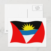 Postkarte für Antigua und Barbuda (Vorne/Hinten)