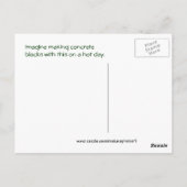 Postkarte für antike Betonfertigteile - anpassen (Rückseite)