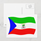 Postkarte für äquatoriale Guinea (Vorne/Hinten)