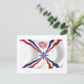 Postkarte für Assyrianische Nationalflagge (Stehend Vorderseite)