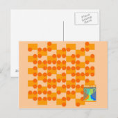 Postkarte für ausgefüllte Konturen (Vorne/Hinten)