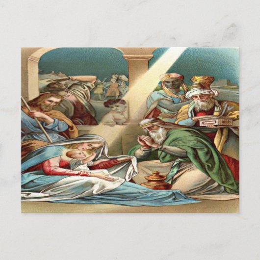 Postkarte für Babyjesus (Vorderseite)