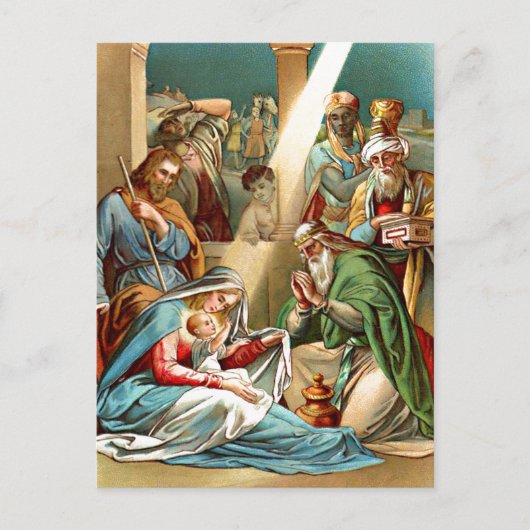 Postkarte für Babyjesus (Vorderseite)