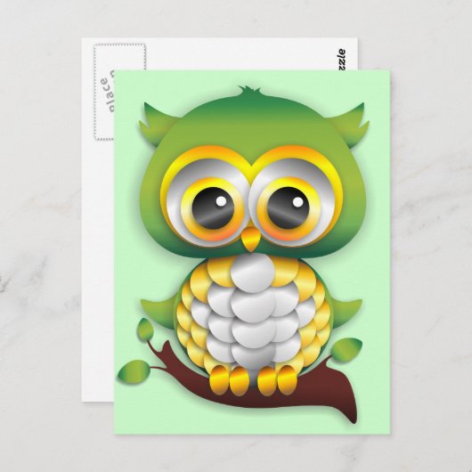 Postkarte für Babyschale (Vorne/Hinten)