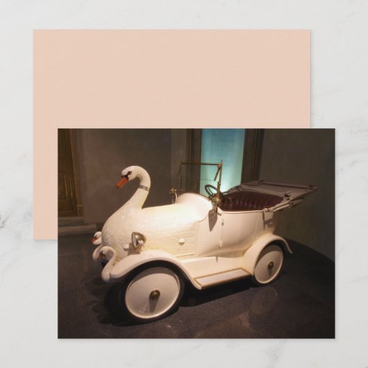 Postkarte für Babyschwan (Vorne/Hinten)