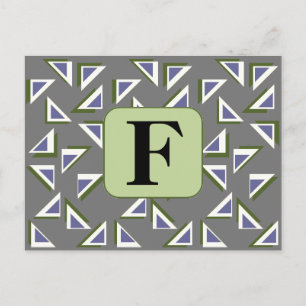 Postkarte für benutzerdefinierte Dreiecke