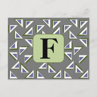 Postkarte für benutzerdefinierte Dreiecke