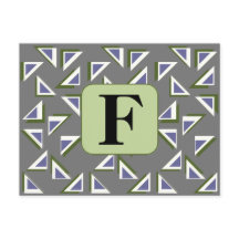 Postkarte für benutzerdefinierte Dreiecke