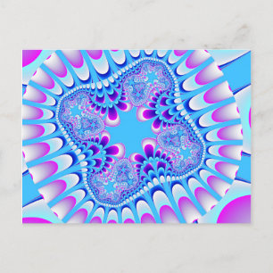 Postkarte für benutzerdefinierte gefrorene Blume