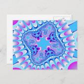 Postkarte für benutzerdefinierte gefrorene Blume (Vorne/Hinten)