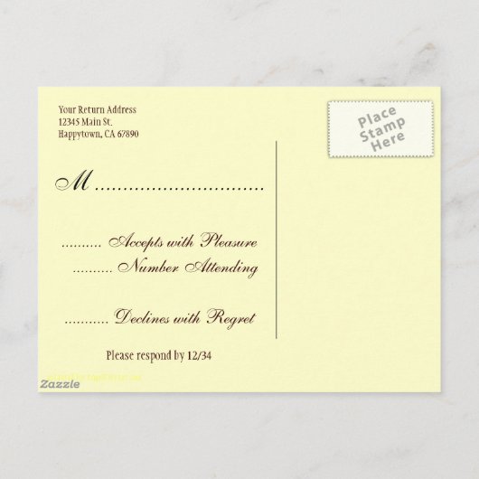 Postkarte für benutzerdefinierte UAWG und Swans (Rückseite)