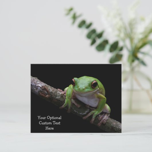 Postkarte für benutzerdefinierten Text (Stehend Vorderseite)