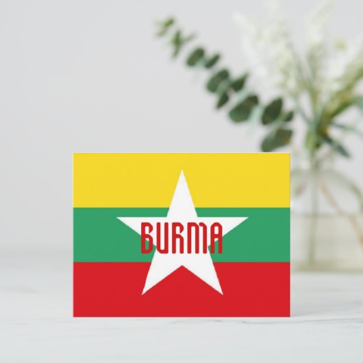 Postkarte für Birma/Myanmar (Stehend Vorderseite)