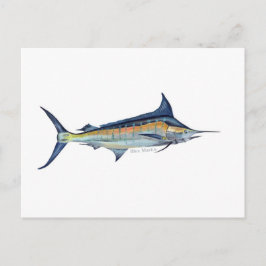 Postkarte für Blaumarlin