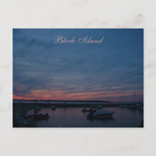 Postkarte für Block-Insel (Vorderseite)