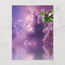 Postkarte für Blüten