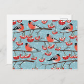 Postkarte für Bullfinch und Rowan (Vorne/Hinten)