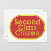 Postkarte für Bürger zweiter Klasse (Vorne/Hinten)