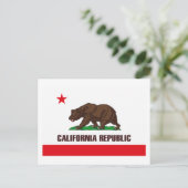 Postkarte für California (Stehend Vorderseite)