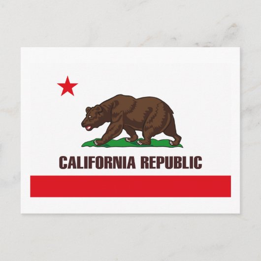 Postkarte für California (Vorderseite)