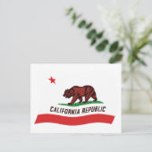 Postkarte für California (Stehend Vorderseite)