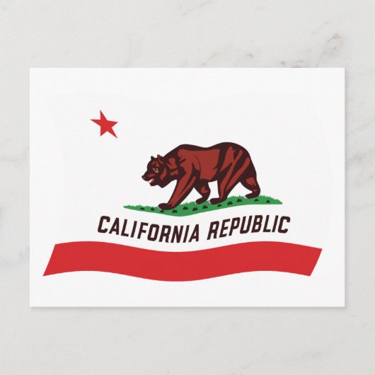 Postkarte für California (Vorderseite)