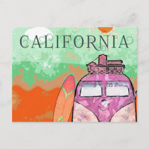 Postkarte für California Travel