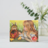 Postkarte für Chicks und Bunnies (Stehend Vorderseite)