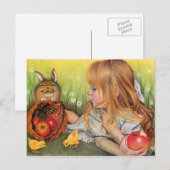 Postkarte für Chicks und Bunnies (Vorne/Hinten)