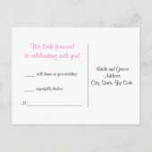 Postkarte für Damaskasreaktion (Rückseite)