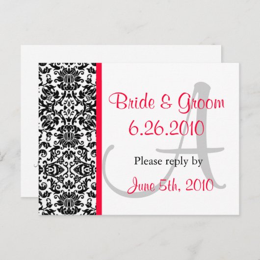 Postkarte für Damaskasreaktion (Vorne/Hinten)