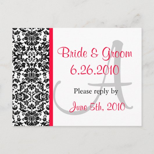 Postkarte für Damaskasreaktion (Vorderseite)