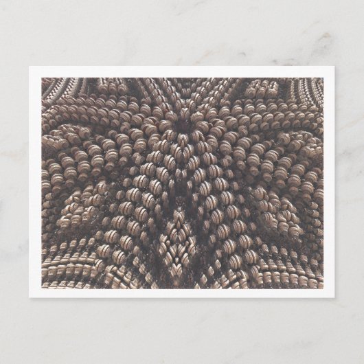 Postkarte für das 3D-Fraktal (Vorderseite)