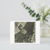 Postkarte für das 3D-Fraktal (Stehend Vorderseite)