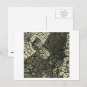 Postkarte für das 3D-Fraktal (Vorne/Hinten)