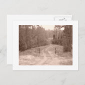 Postkarte für das alte Land (Vorne/Hinten)