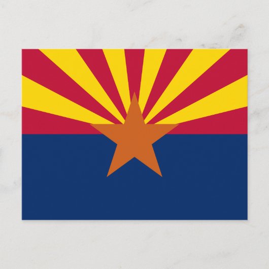 Postkarte für das Arizona-Flag (Vorderseite)
