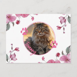 Postkarte für das benutzerdefinierte Foto mit Name