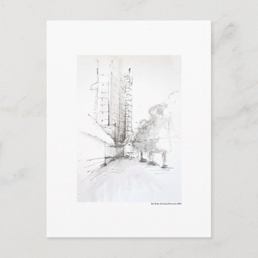 Postkarte für das Bleistift Hannover Landschaft (Vorderseite)