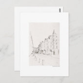 Postkarte für das Bleistift Hannover Landschaft (Vorne/Hinten)