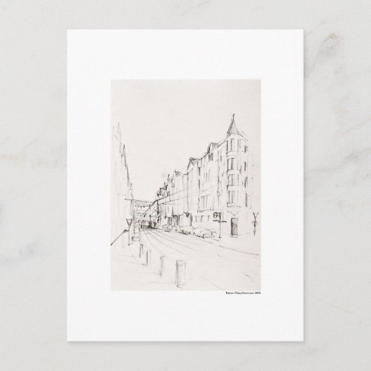 Postkarte für das Bleistift Hannover Landschaft (Vorderseite)