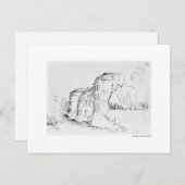 Postkarte für das Bleistift Hannover Landschaft (Vorne/Hinten)