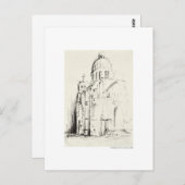 Postkarte für das Bleistift Hannover Landschaft (Vorne/Hinten)